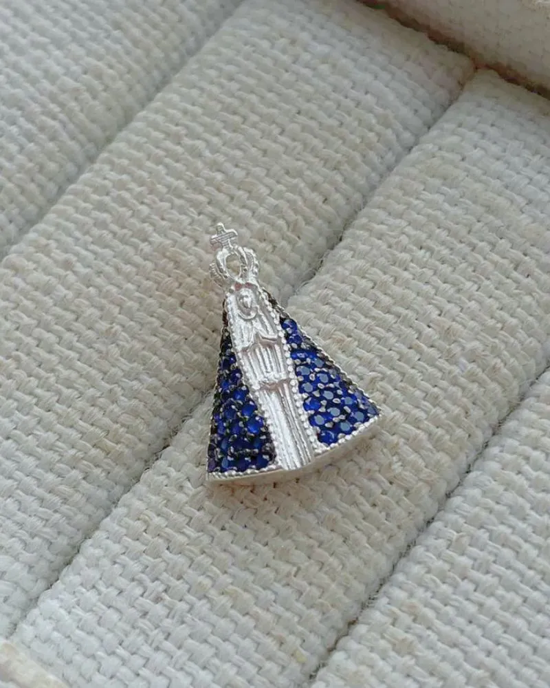 pingente_nossa_senhora_aparecida_manto_azul_cravejado